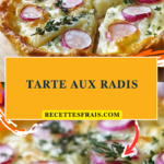 Tarte aux radis