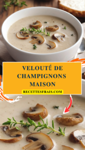 Velouté de champignons maison
