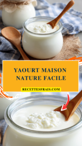 Yaourt maison nature facile