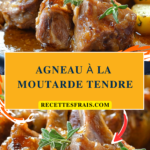Agneau à la moutarde tendre