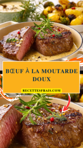 Bœuf à la moutarde doux
