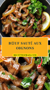 Bœuf sauté aux oignons