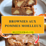 Brownies aux pommes moelleux