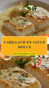 Cabillaud en sauce douce