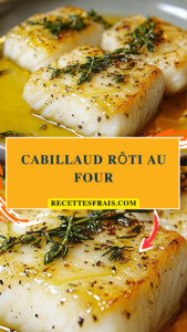 Cabillaud rôti au four