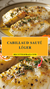 Cabillaud sauté léger