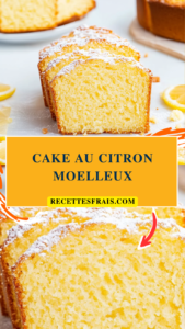 Cake au citron moelleux