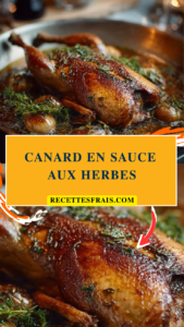Canard en sauce aux herbes