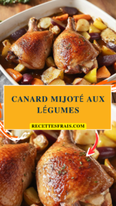 Canard mijoté aux légumes