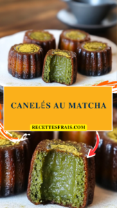 Canelés au matcha