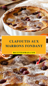 Clafoutis aux marrons fondant