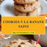 Cookies à la banane sains
