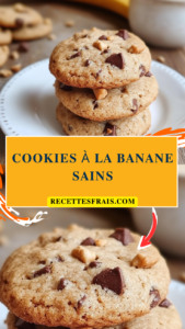 Cookies à la banane sains