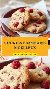 Cookies framboise moelleux