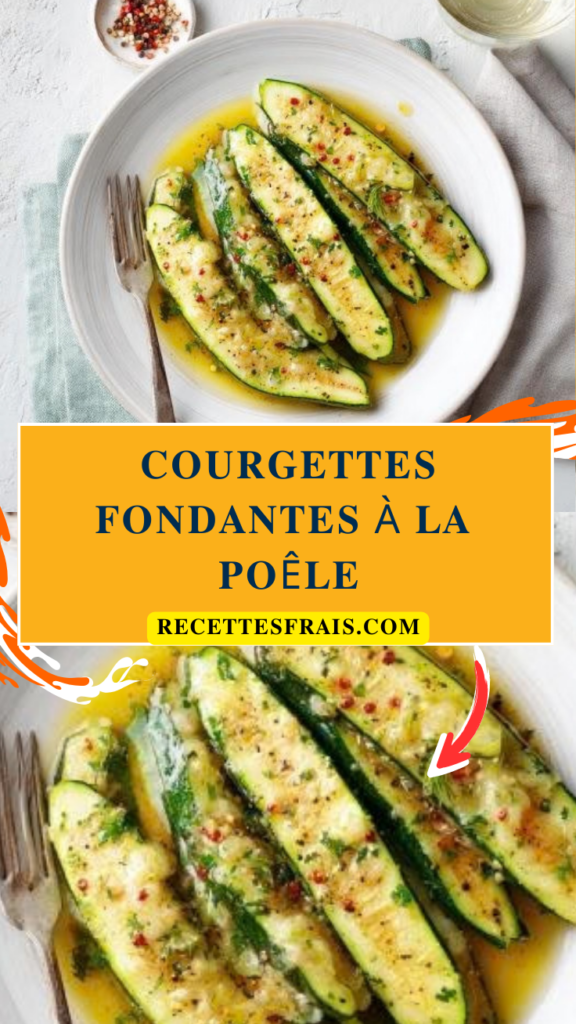 Courgettes fondantes à la poêle
