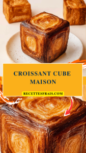 Croissant cube maison