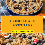 Crumble aux myrtilles