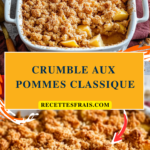 Crumble aux pommes classique
