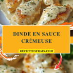 Dinde en sauce crémeuse