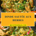 Dinde sautée aux herbes