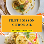 Filet poisson citron ail