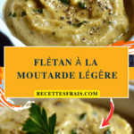 Flétan à la moutarde légère