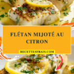 Flétan mijoté au citron