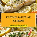 Flétan sauté au citron