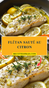 Flétan sauté au citron