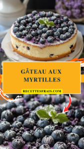 Gâteau aux myrtilles