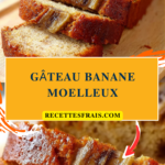 Gâteau banane moelleux