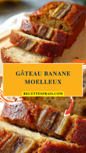 Gâteau banane moelleux