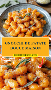 Gnocchi de patate douce maison