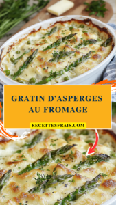 Gratin d’asperges au fromage