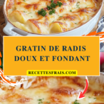 Gratin de radis doux et fondant