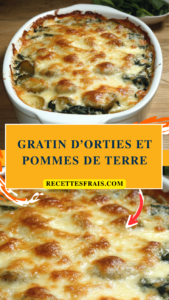 Gratin d’orties et pommes de terre