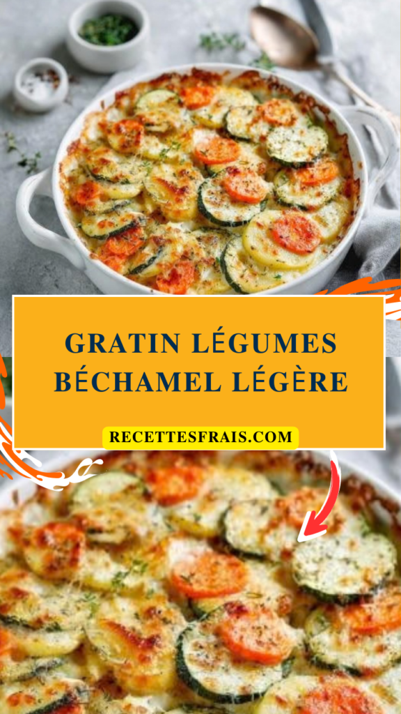 Gratin légumes béchamel légère
