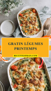 Gratin légumes printemps