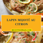 Lapin mijoté au citron
