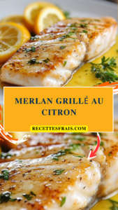 Merlan grillé au citron