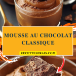 Mousse au chocolat classique