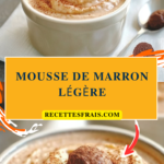 Mousse de marron légère