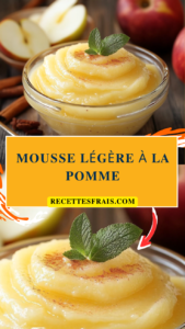 Mousse légère à la pomme