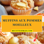 Muffins aux pommes moelleux