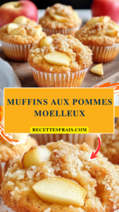 Muffins aux pommes moelleux