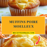 Muffins poire moelleux