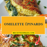 Omelette épinards