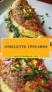 Omelette épinards