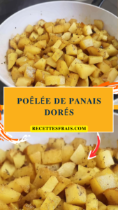 Poêlée de panais dorés