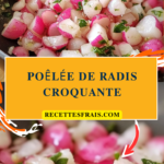 Poêlée de radis croquante